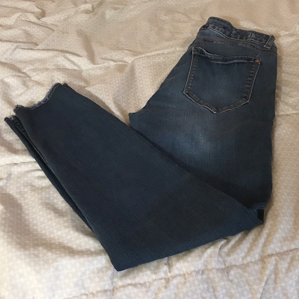Kensie Cropped Skinny Jeans Size 8
